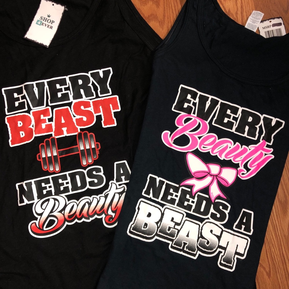 2 pc. Tank tops- Male XXL & Female S